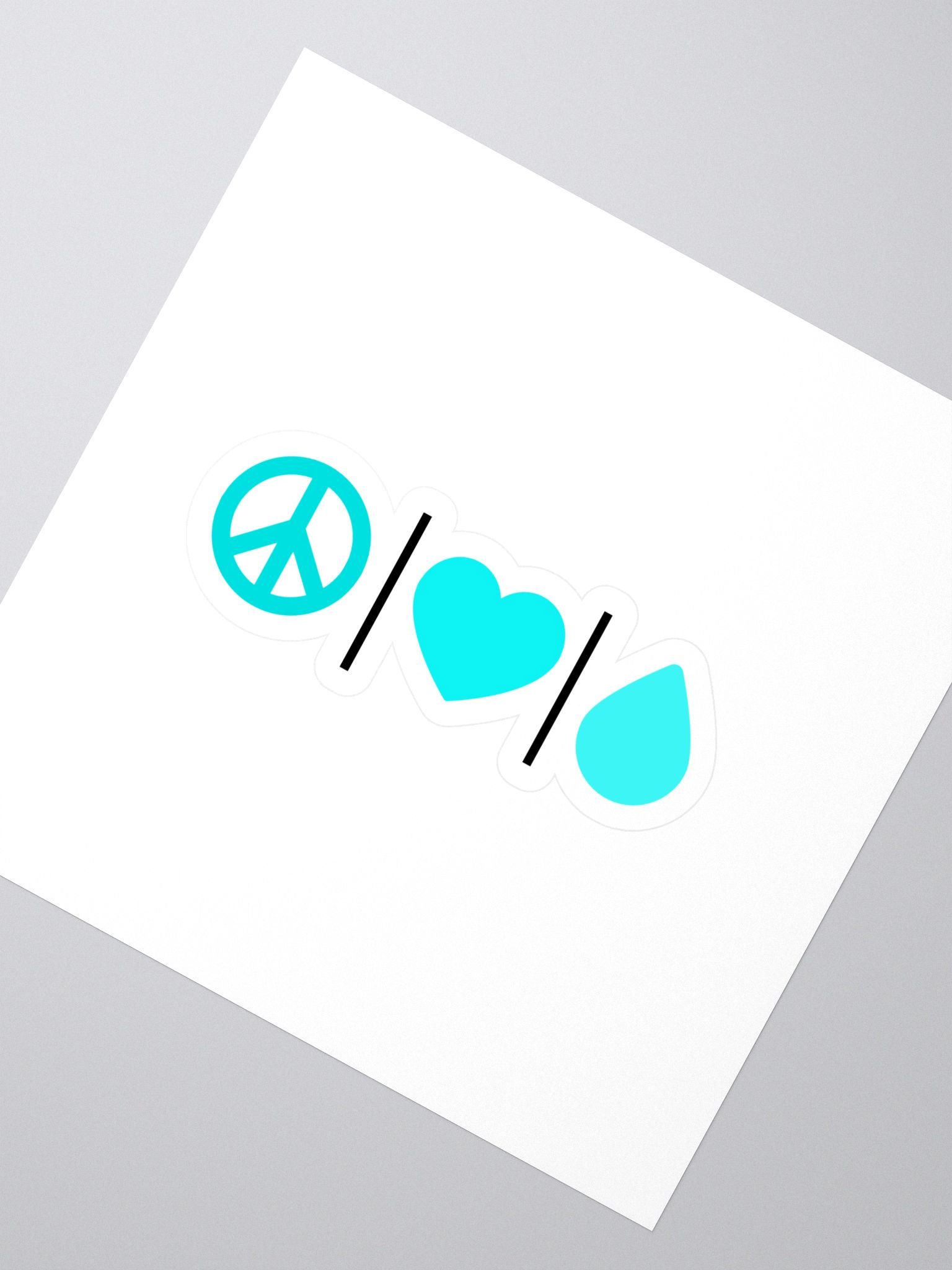 Peace, Love, and Hydration Sticker Set product image (2)