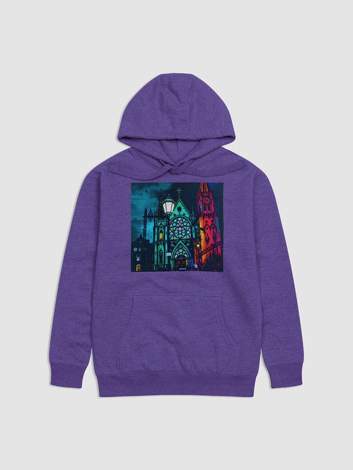 Gothic cathedral Cozy Cotton Blend Unisex Hoodie product image (1)