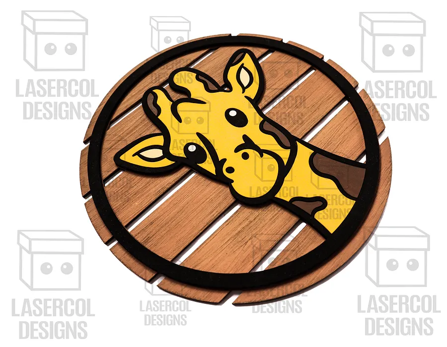 Animals DIY Paint Kit Puzzle Set 2 - Laser Cut Files product image (2)