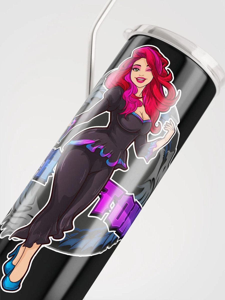 Stainless Steel Tumbler with Straw - Logo 1 product image (9)