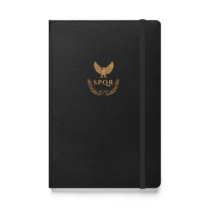 Black - SPQR Hardcover Notebook product image (1)