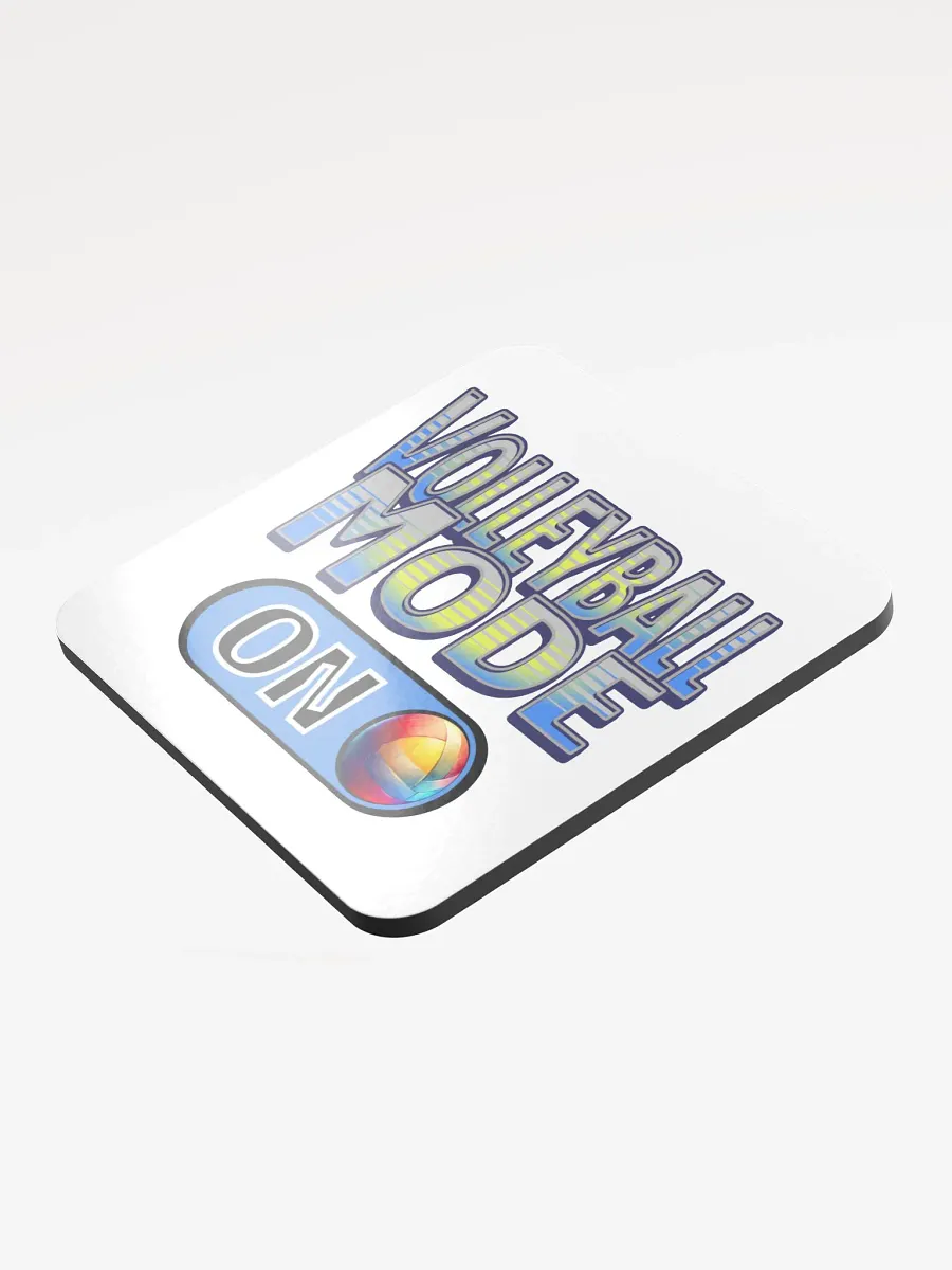 Volleyball Mode On Vibrant Coaster product image (3)