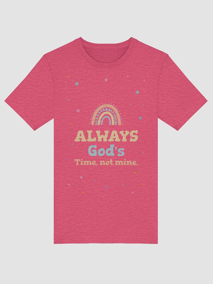 God's Timing Rainbow T-Shirt product image (7)
