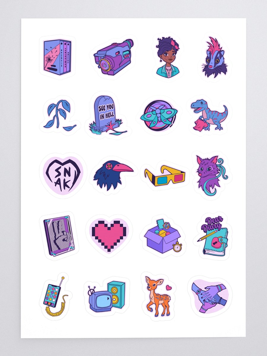 Lost Records: Bloom & Rage Tape 2 Trophies Stickers product image (3)