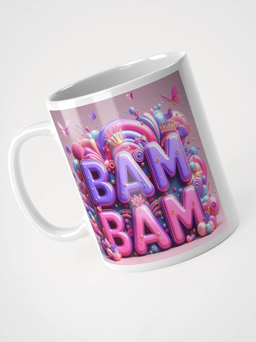 "BAM BAM" #Stylish Glossy White Mug product image (3)
