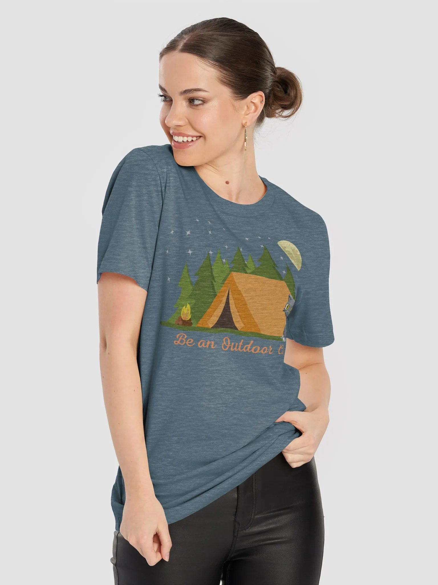 Be an Outdoor Cat - Ladies Soft Tee product image (78)