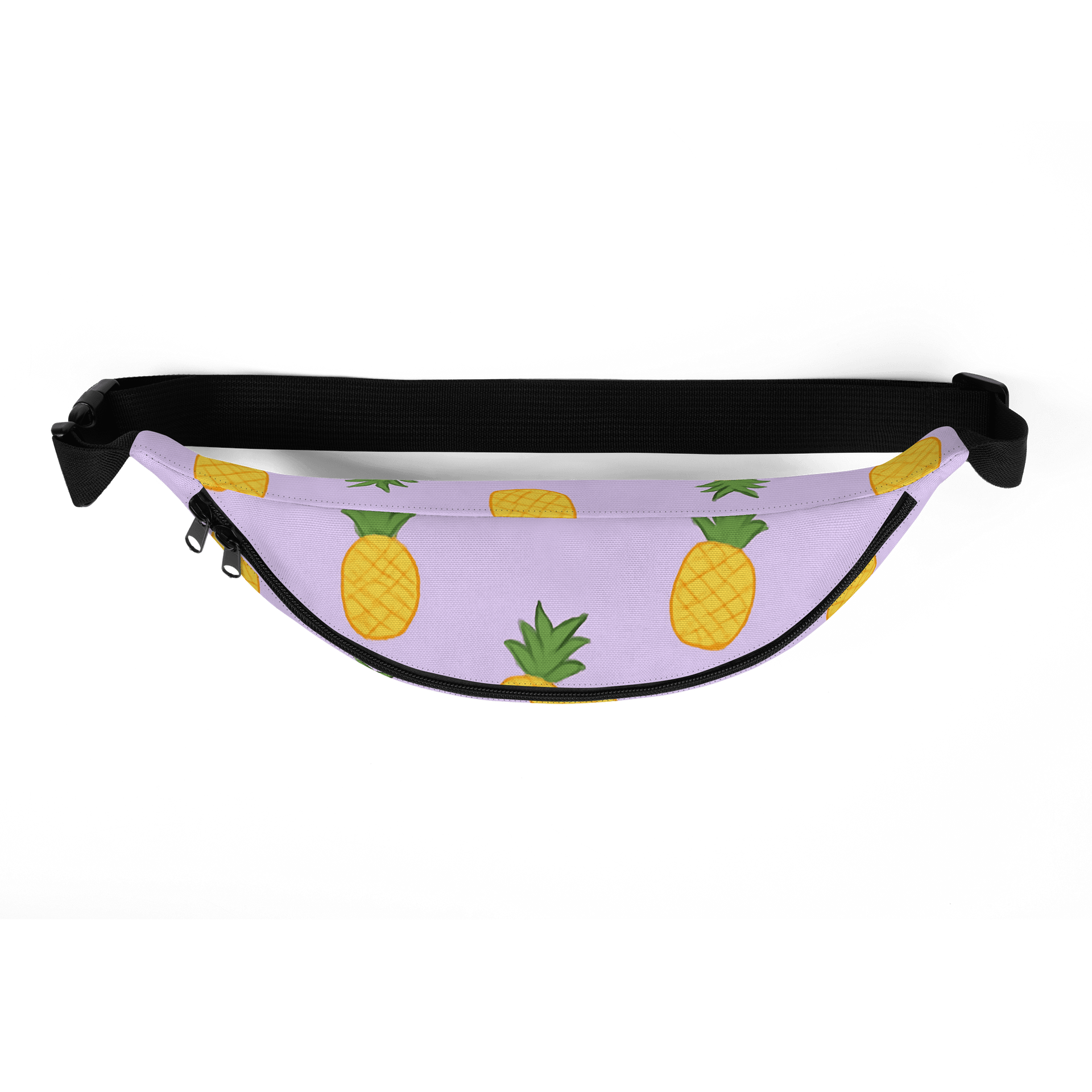 Pineapples Lilac Purple Fanny Pack (Waist Bag) product image (5)