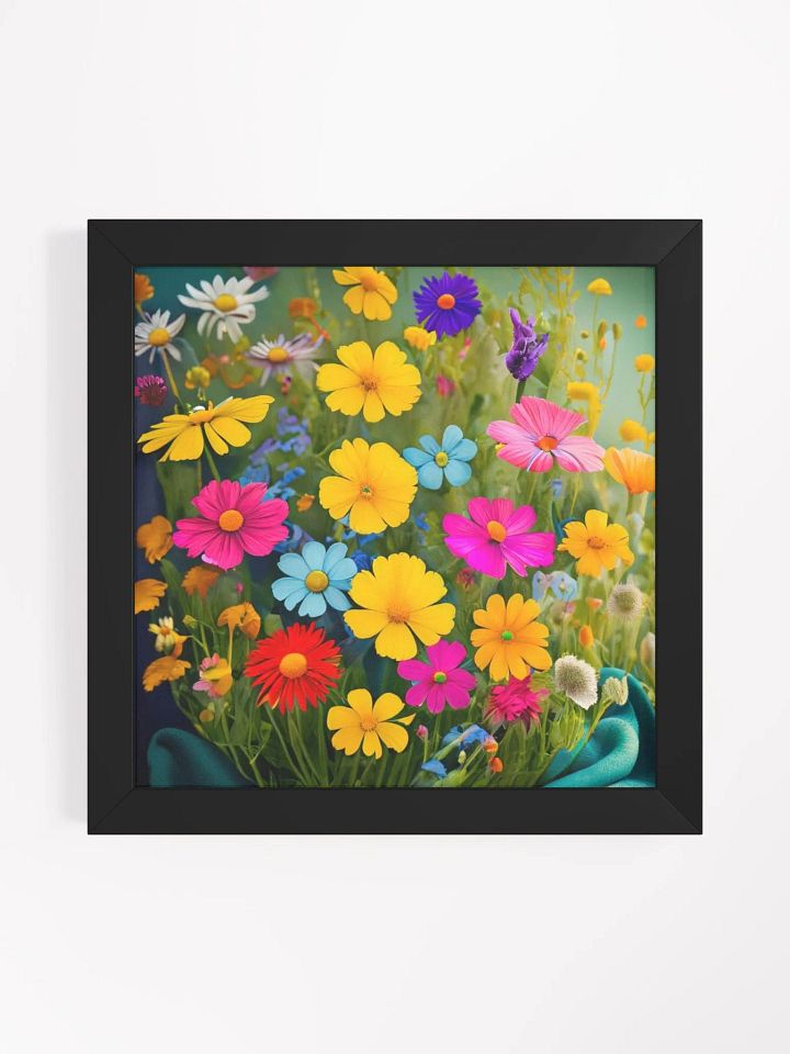Framed High-Quality Matte Poster: A Symphony of Color product image (2)