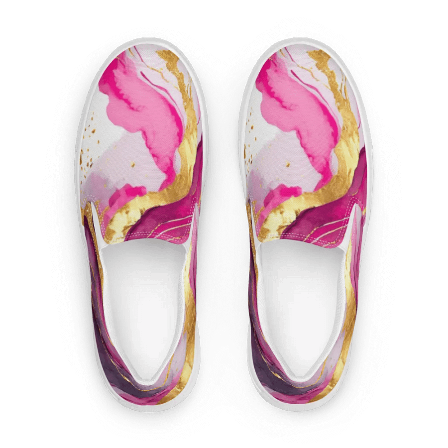 Marbled Elegance Slip-Ons product image (2)