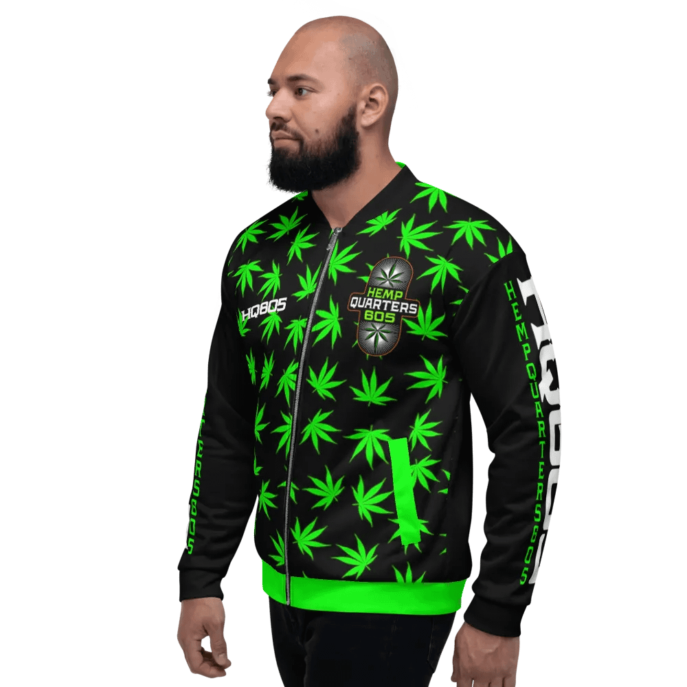 HempQuartes Neon Green Zip Up Jacket product image (6)