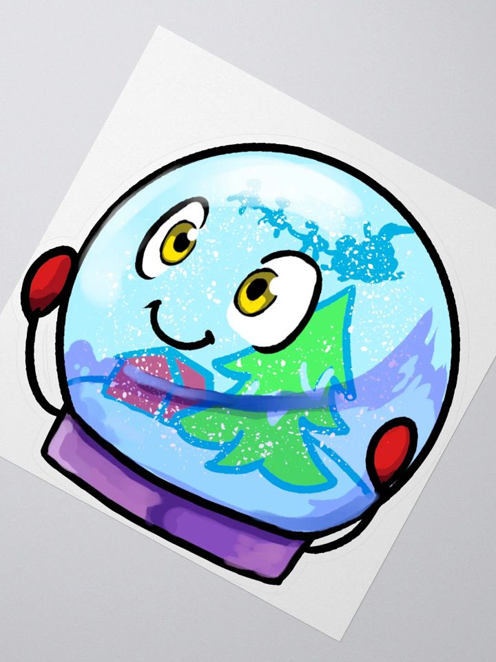 Snowglobe Plum Sticker product image (2)