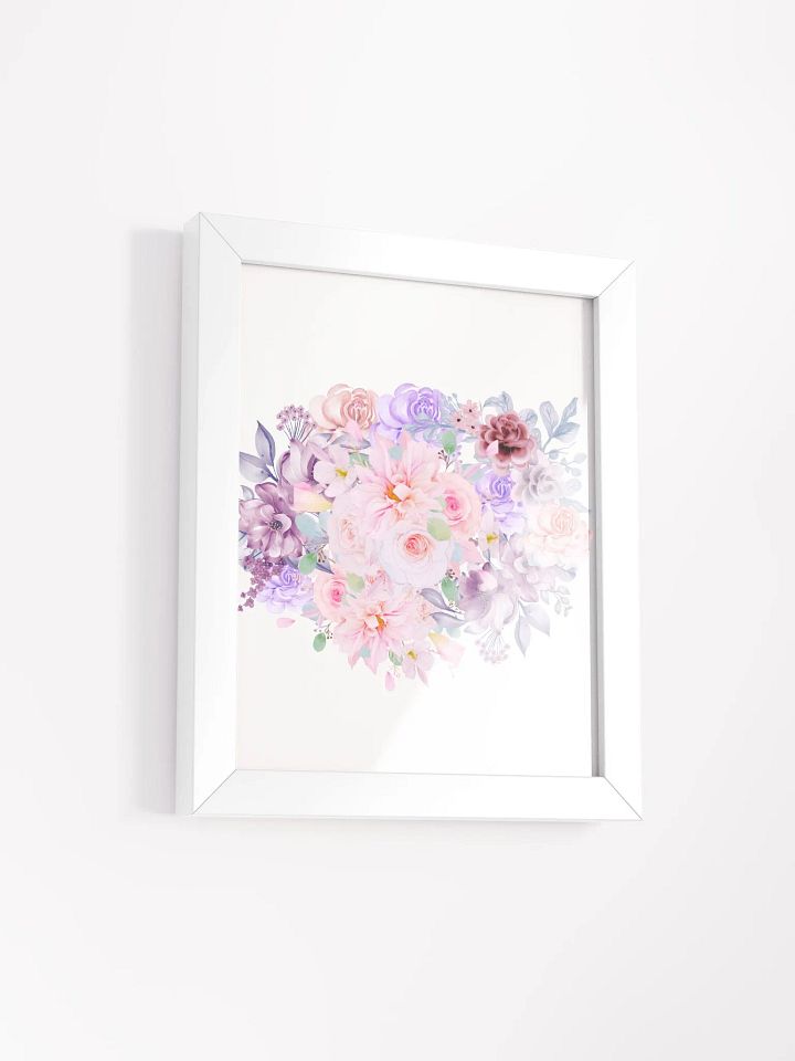 Pastel Floral Symphony Framed Poster product image (14)
