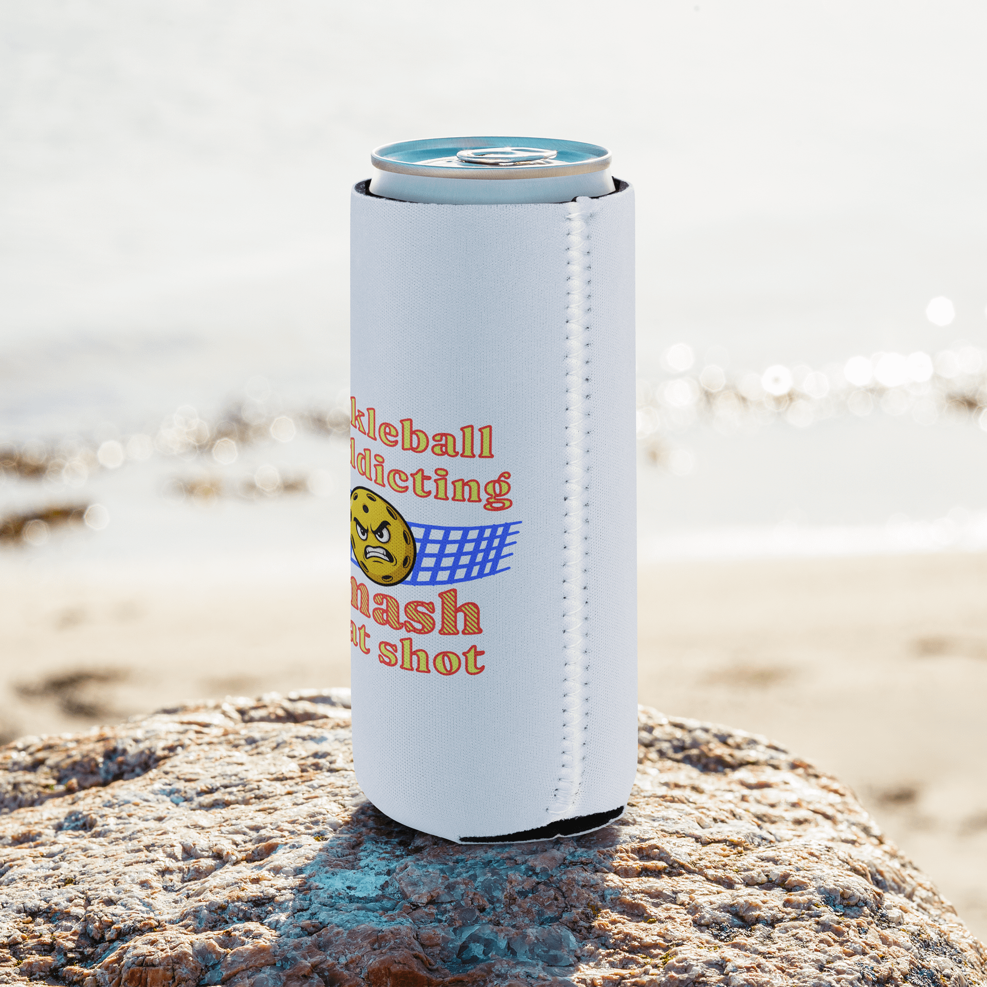 Pickleball Is Addicting Smash That Shot Coozie Can Cooler product image (8)