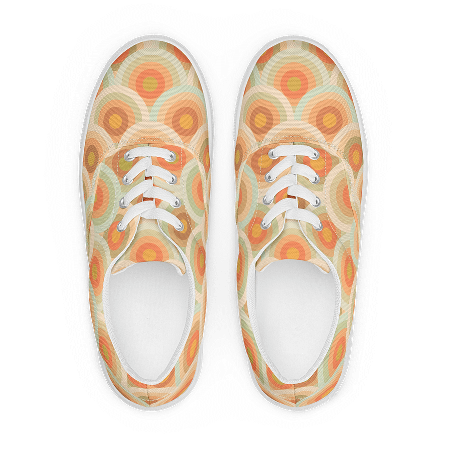 Retro Vibes Lace-Up Canvas Shoes product image (1)