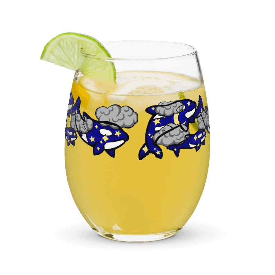 midnight orca stemless wine glass product image (10)