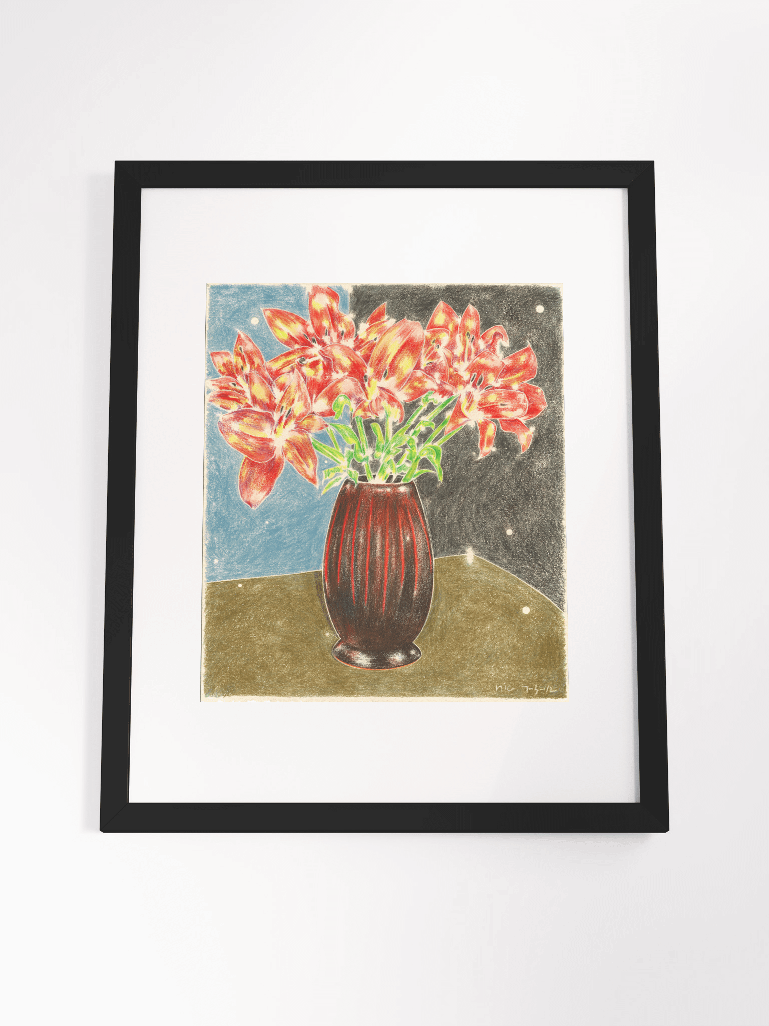 Lillies 07.05.12 print framed product image (12)