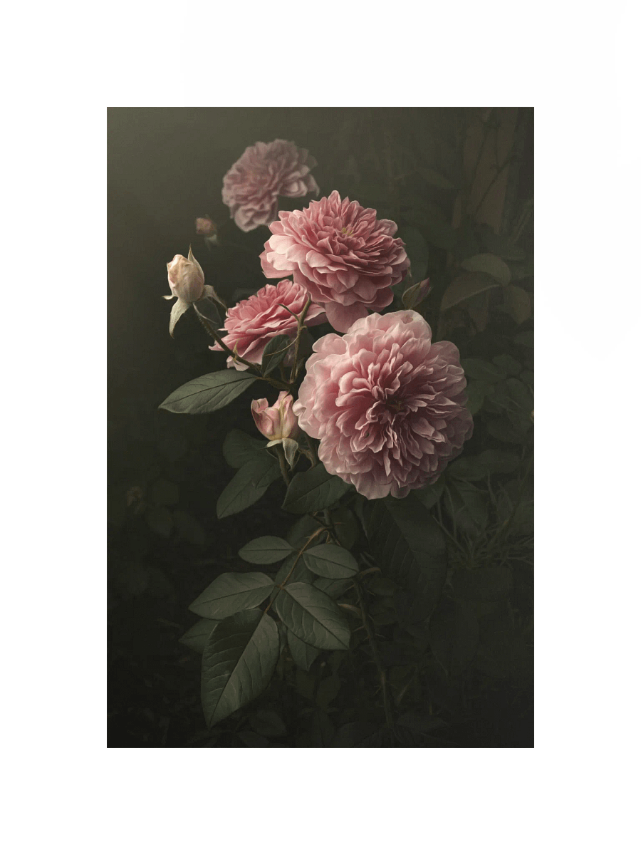 Pink English Roses: Enhanced Matte Paper Poster product image (9)