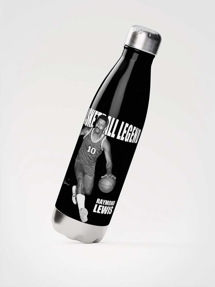 Monochrome Dribble Stainless Steel Water Bottle product image (2)