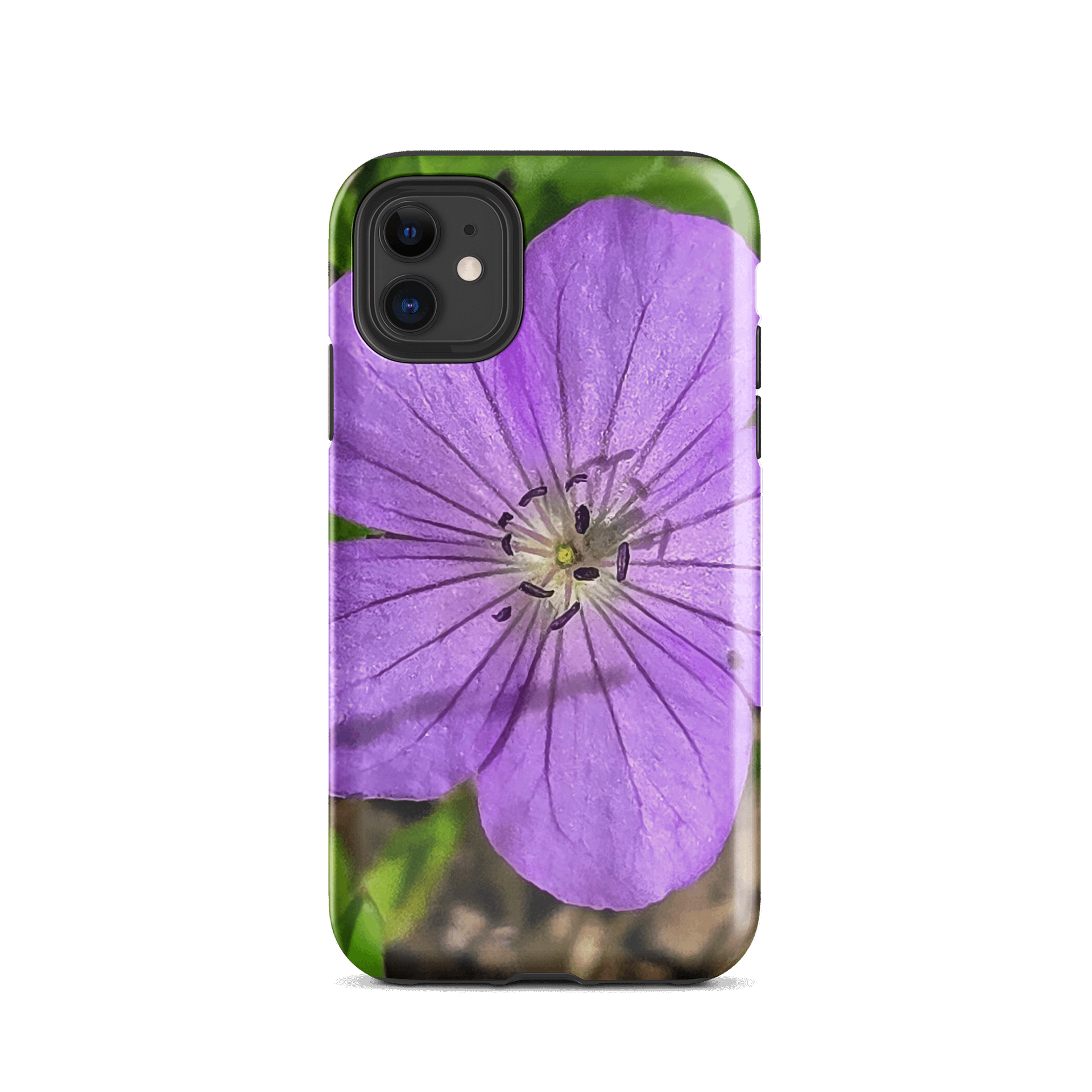 Purple Petals iPhone® Tough Case product image (2)