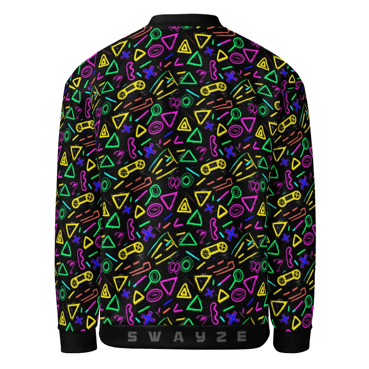 Pixel Pulse Bomber Jacket product image (2)