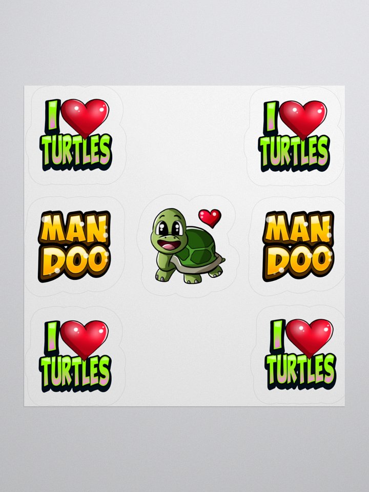 Mandoo Turtle Stickers product image (1)