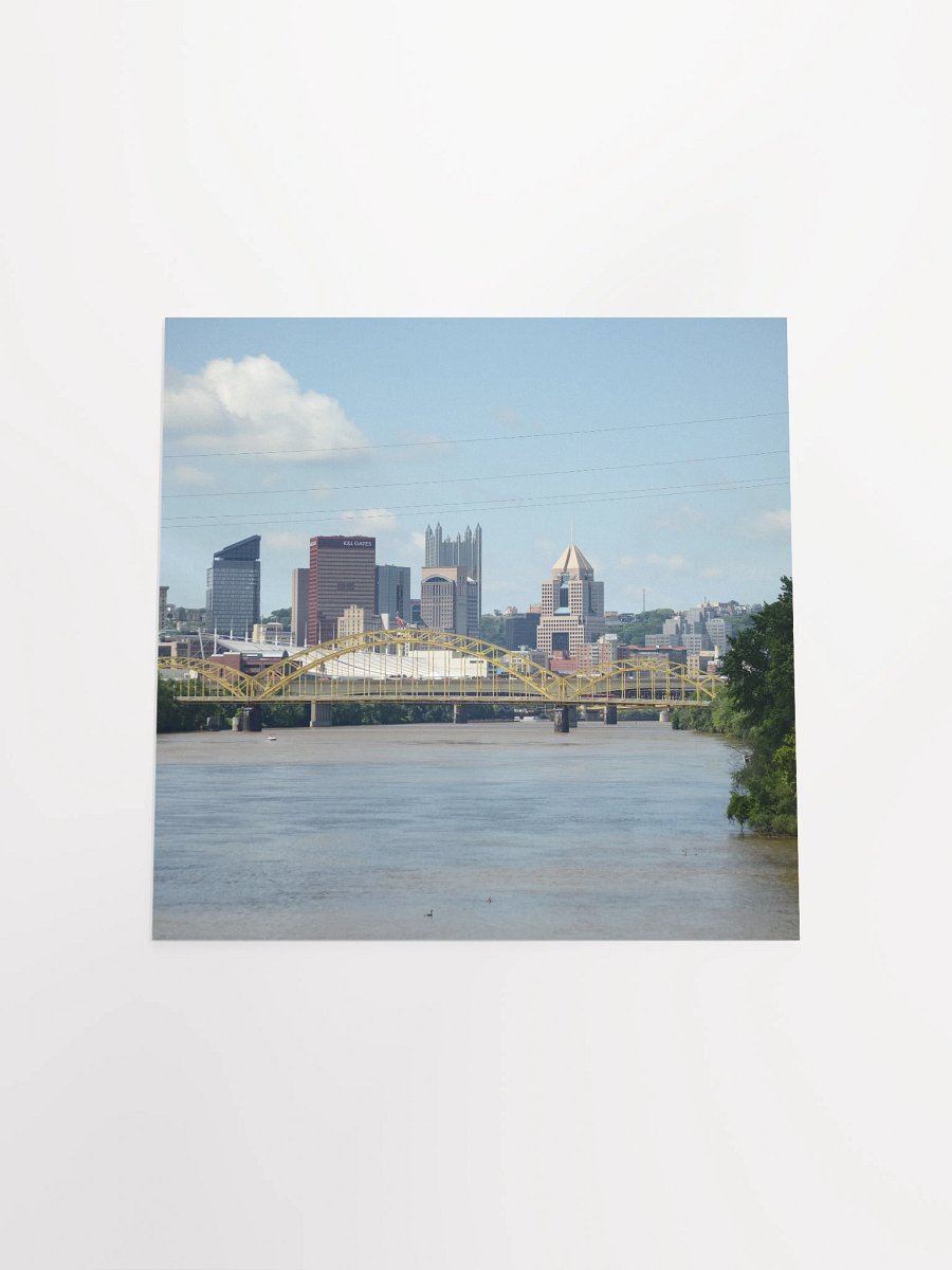Pittsburgh - Downtown taken from Herr's Island - print/poster product image (4)