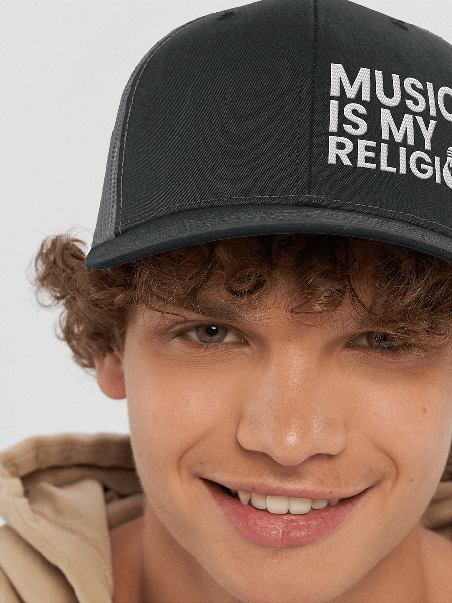 Music Is My Religion Trucker Hat product image (8)