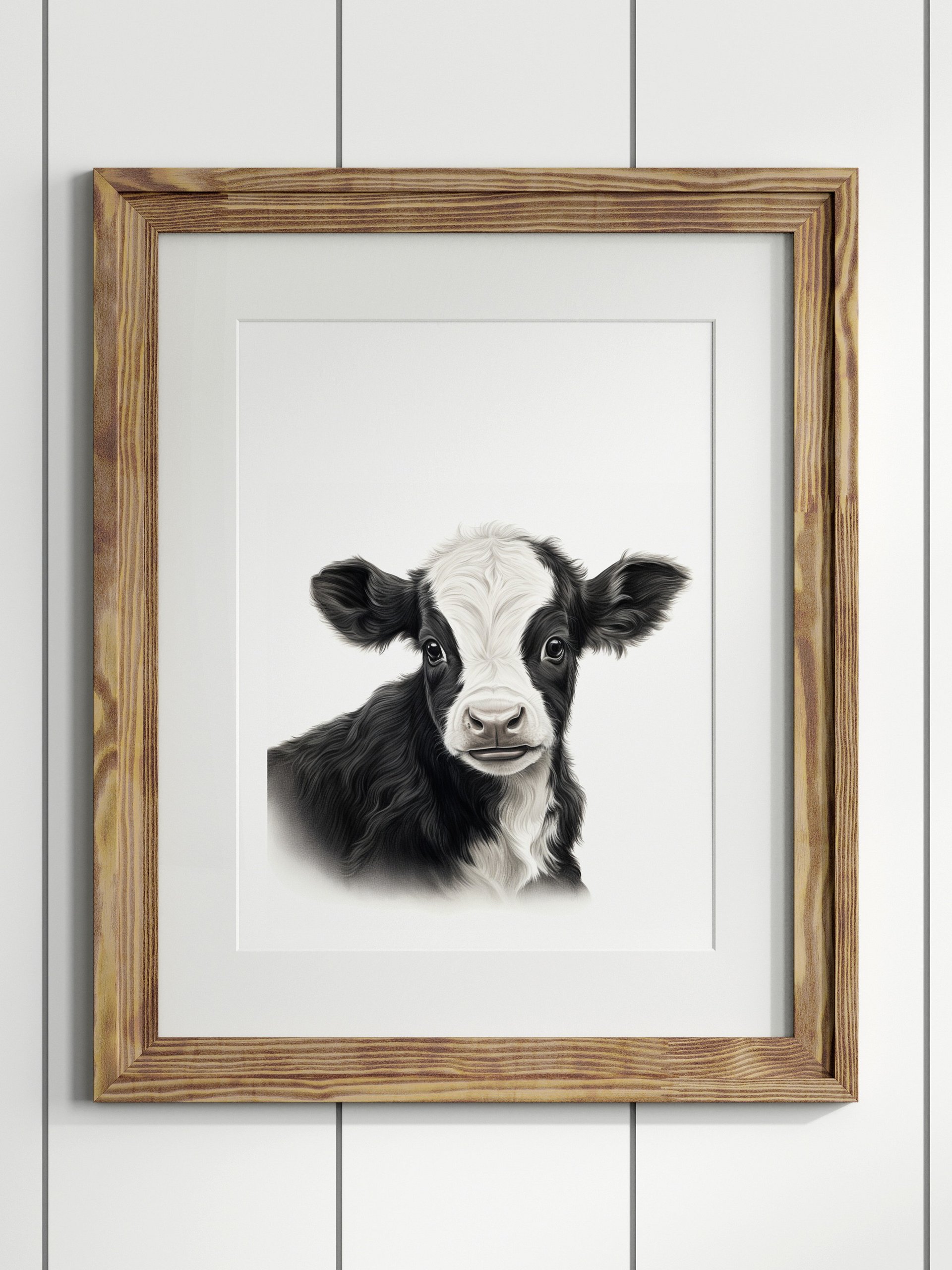 Cute Cow - Farm Animal Print A03 product image (1)