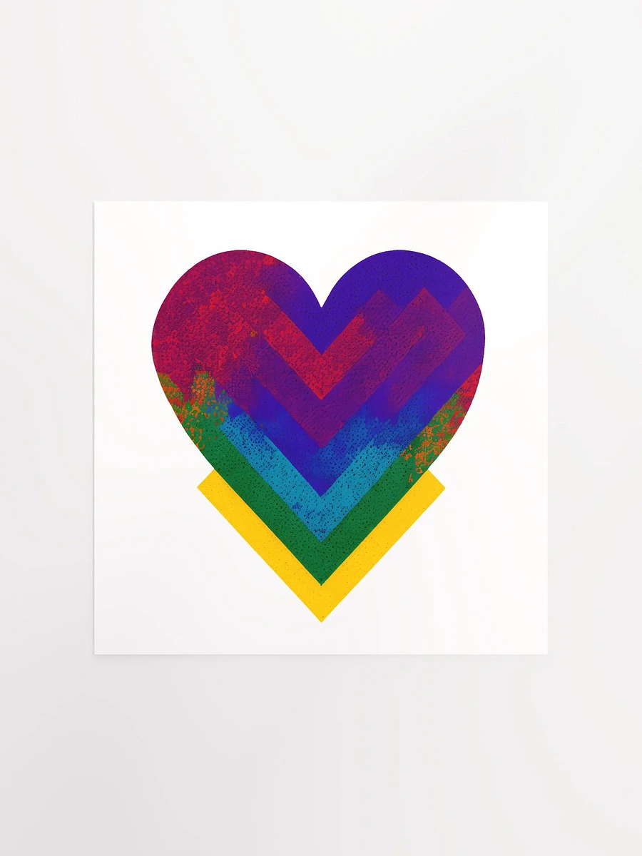 Rainbow Heart #15 - Print product image (1)