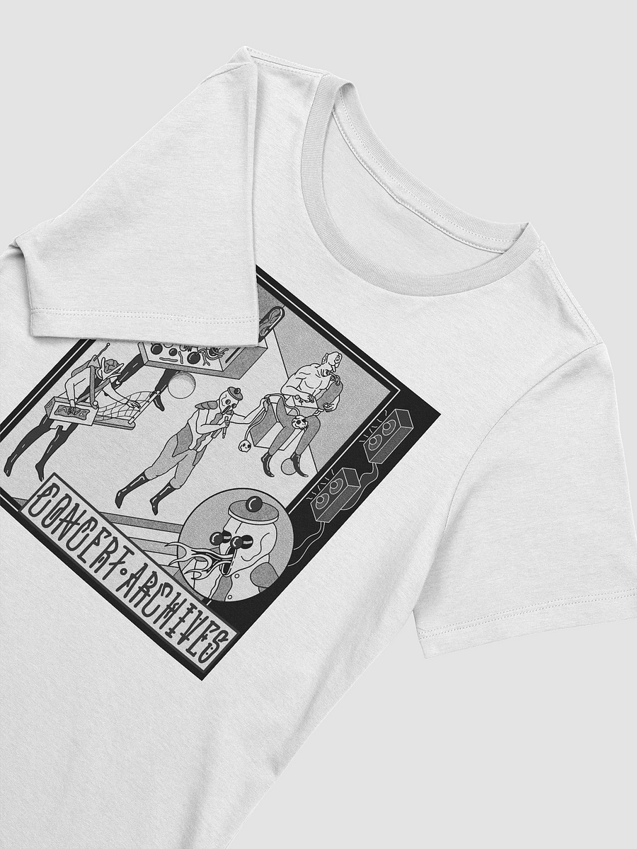 Psychedelic Alien Band Women's Fitted T-Shirt (Logo on Back) product image (3)