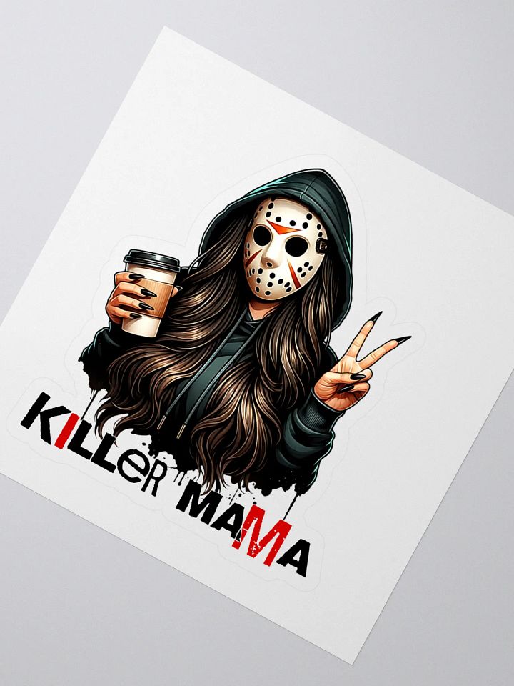 Killer Mama Peace Sign Sticker product image (2)