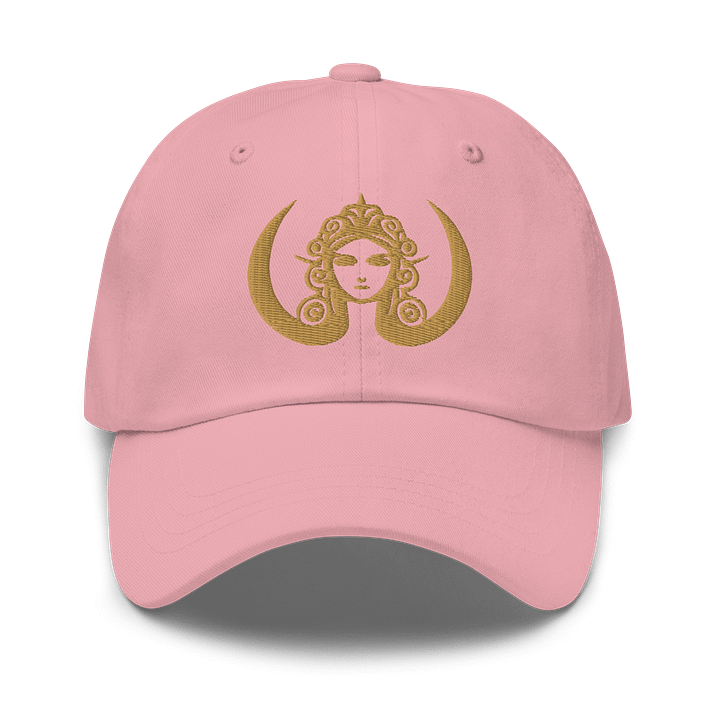 CIRCEMOON Rose Quartz Goddess Emblem Cap - pink and gold product image (1)