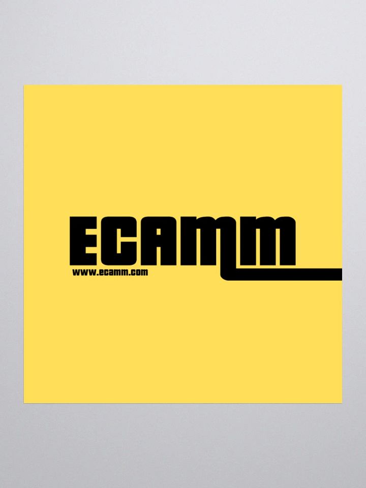 Ecamm Vintage Sticker - 3