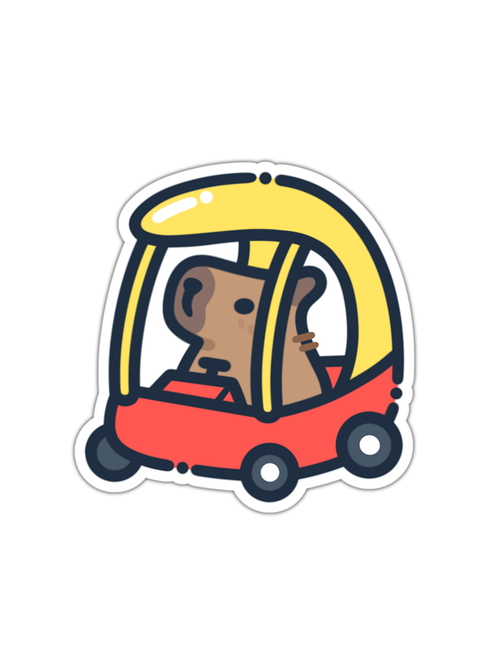 Capybara Car Sticker product image (1)
