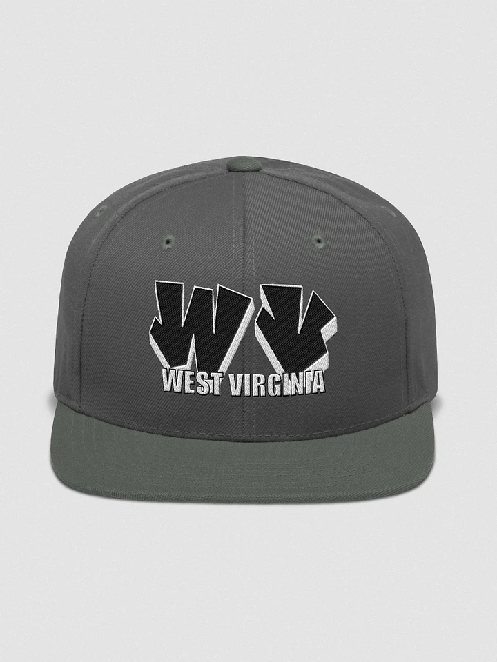 WEST VIRGINIA, WV, Graffiti, Yupoong Wool Blend Snapback Hat product image (1)