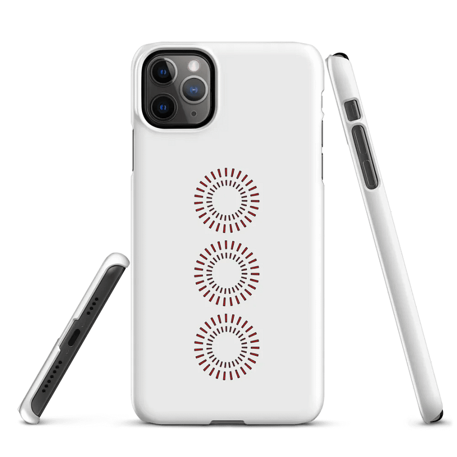 Red Circle Snap Case for iPhone® product image (3)
