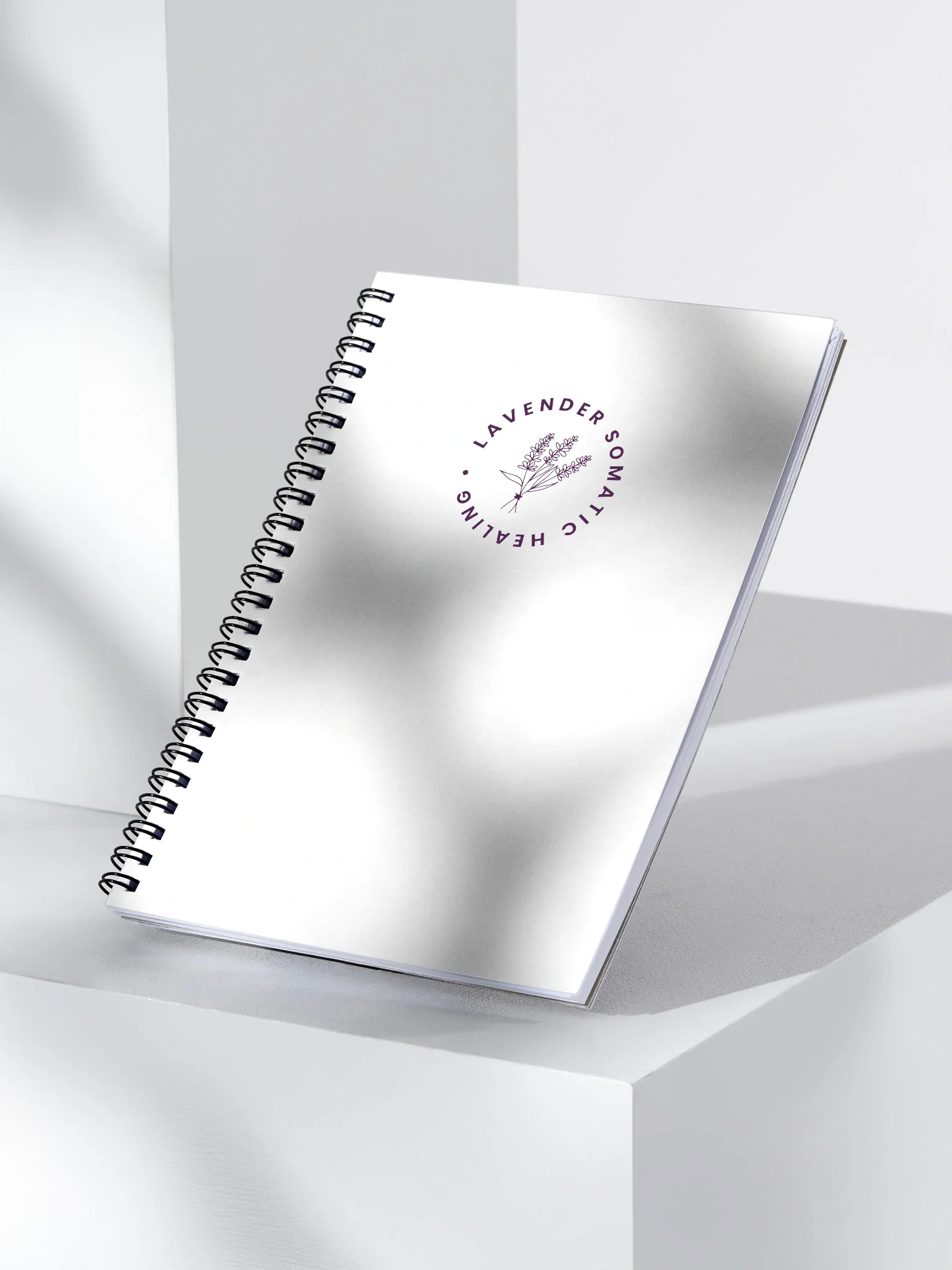 Lavender Somatic Healing Spiral Notebook product image (3)