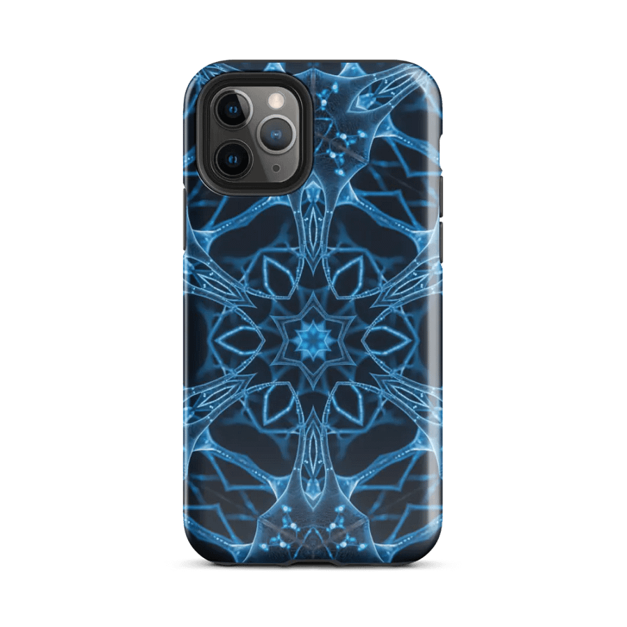 Tough Phone Case for iPhone® - Abstract Geometric Neural Network Closeup product image (2)