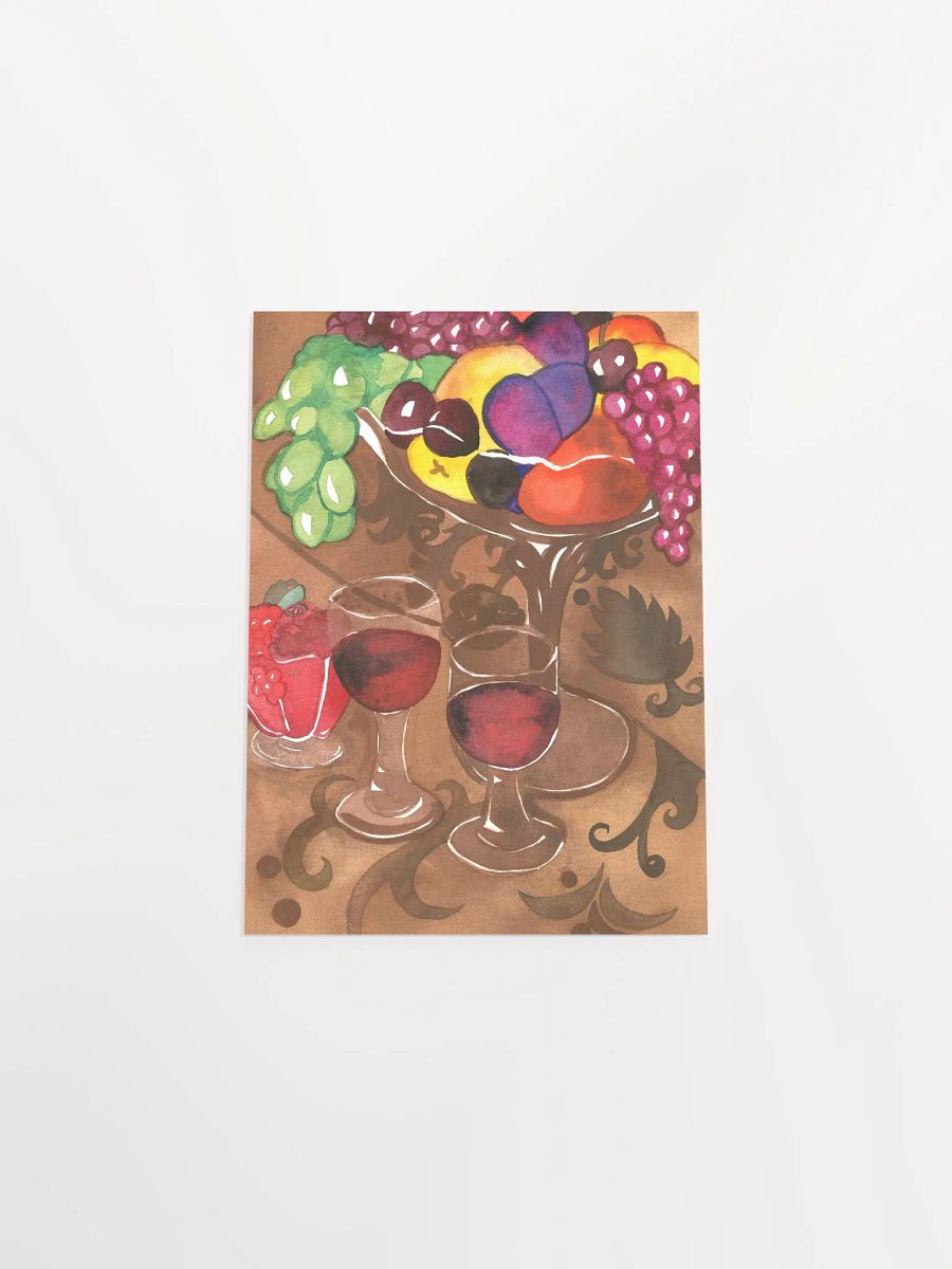 Wine And Fruits Art Print product image (20)
