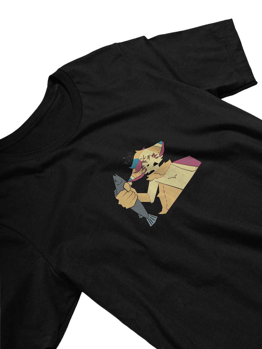 fortune holding a fish tee product image (29)