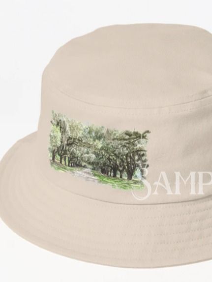 Avenue of the Oaks, Boone Hall Plantation Digital Watercolor Image Download product image (6)