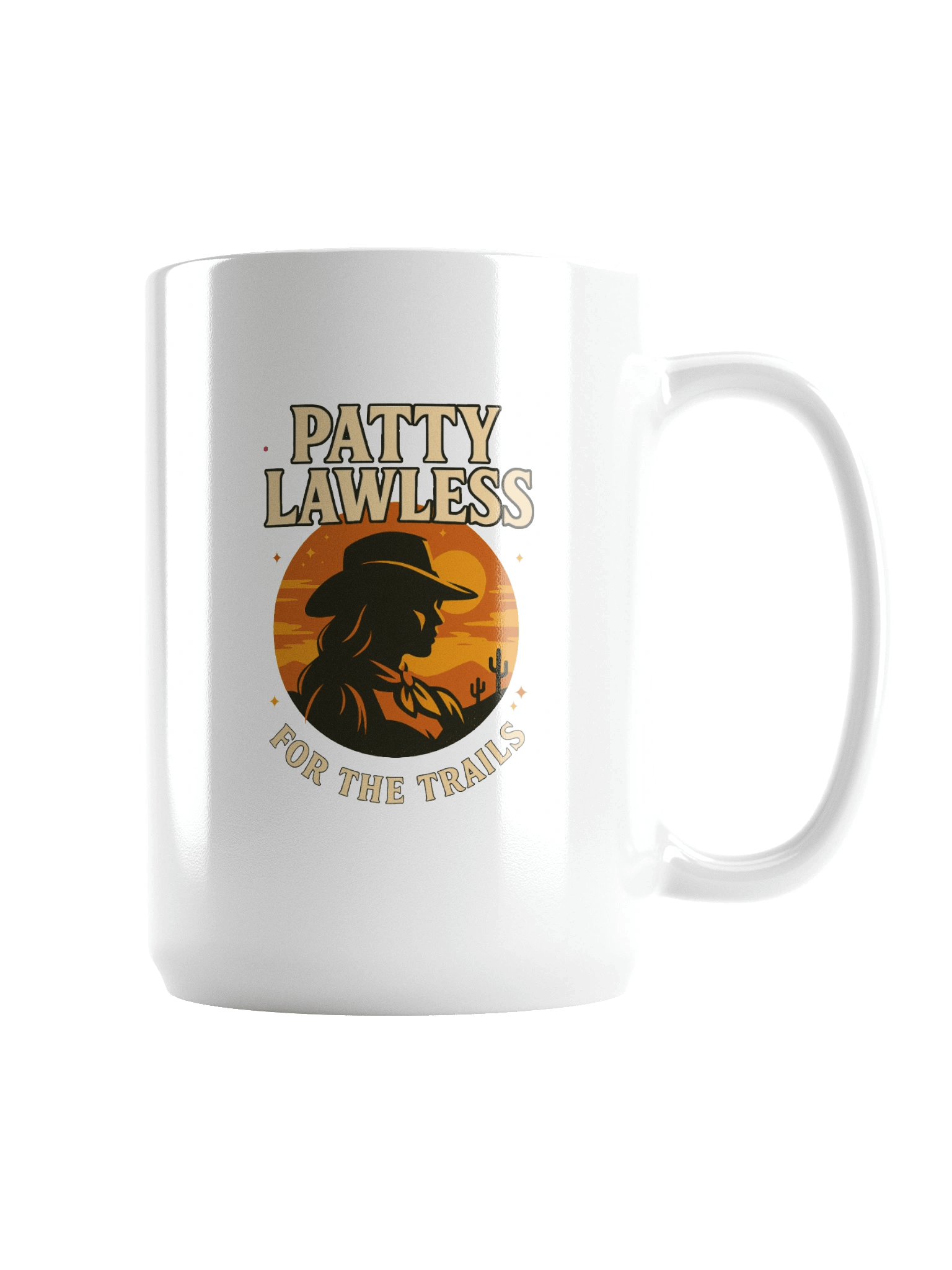 Patty Lawless - For the Trails 15oz White Glossy Mug product image (2)
