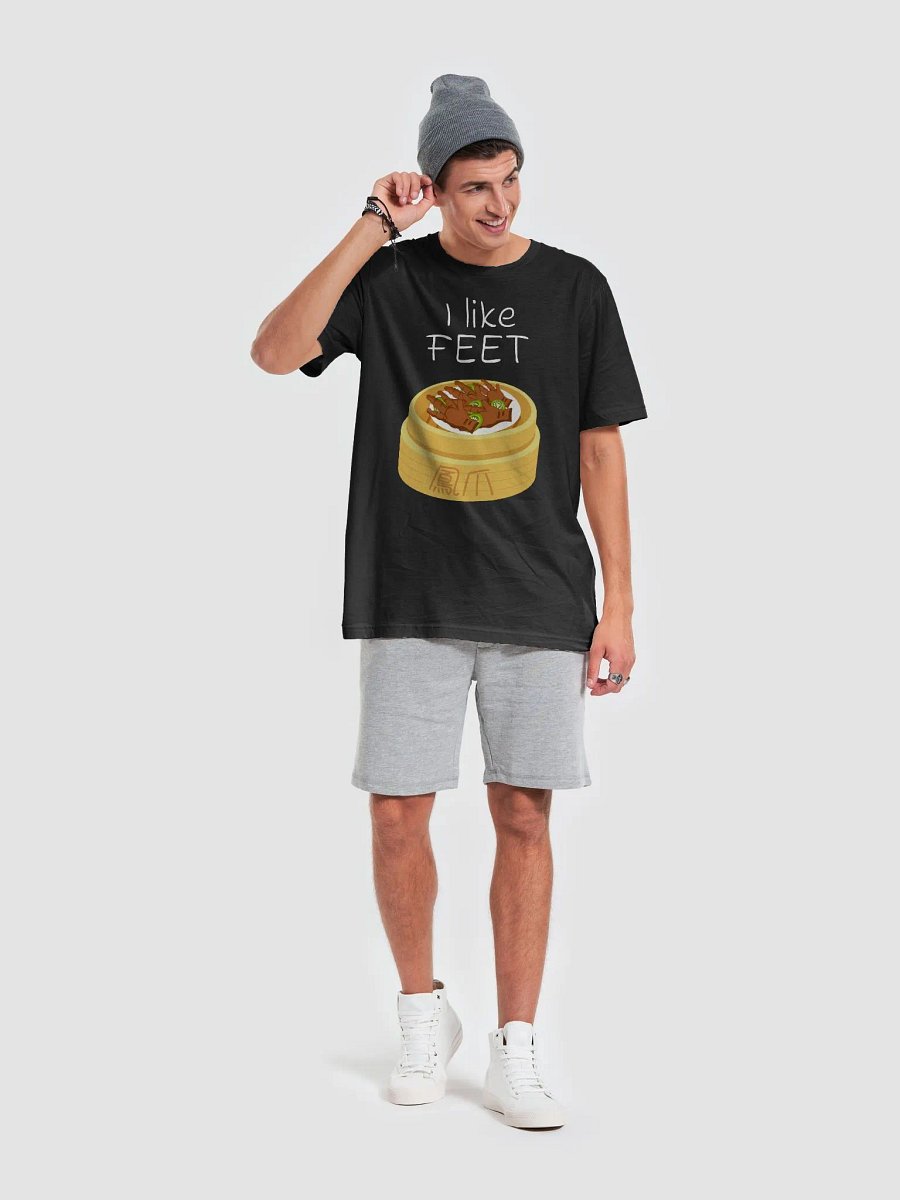 I Like Feet Chinese Dim Sum Shirt (White Text) product image (3)