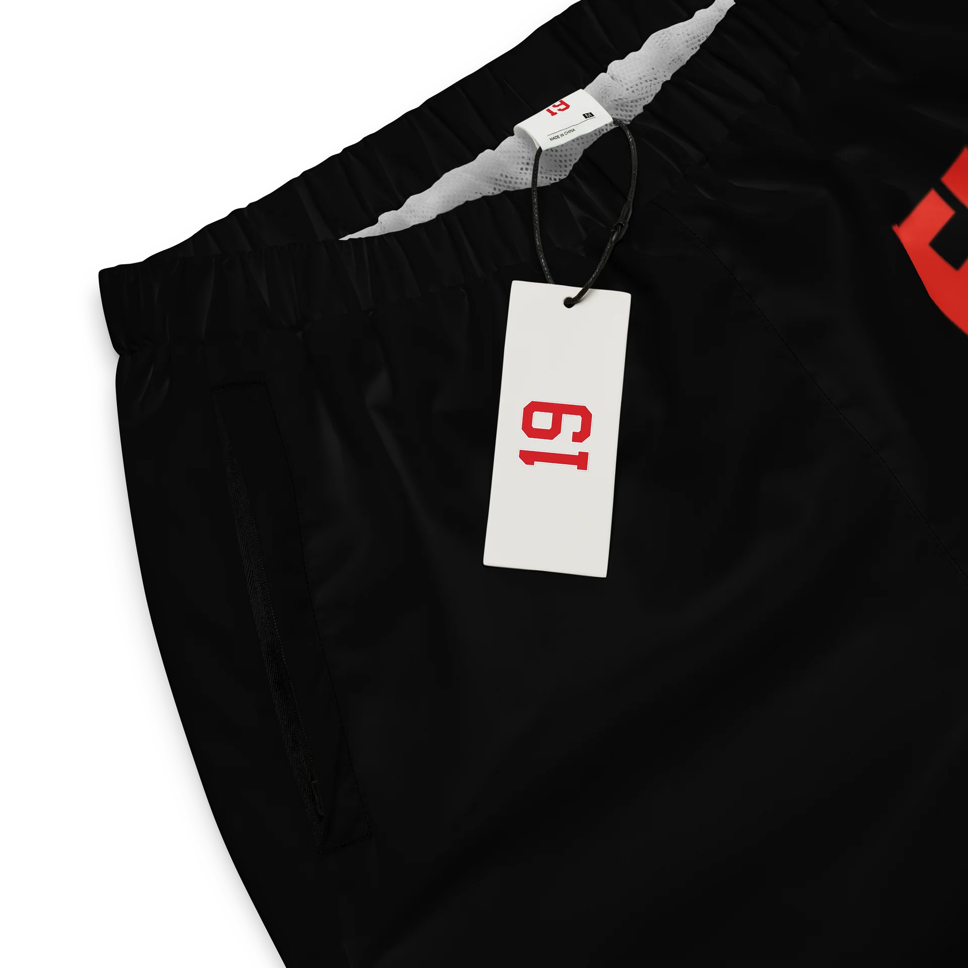 Red logo track pants product image (4)