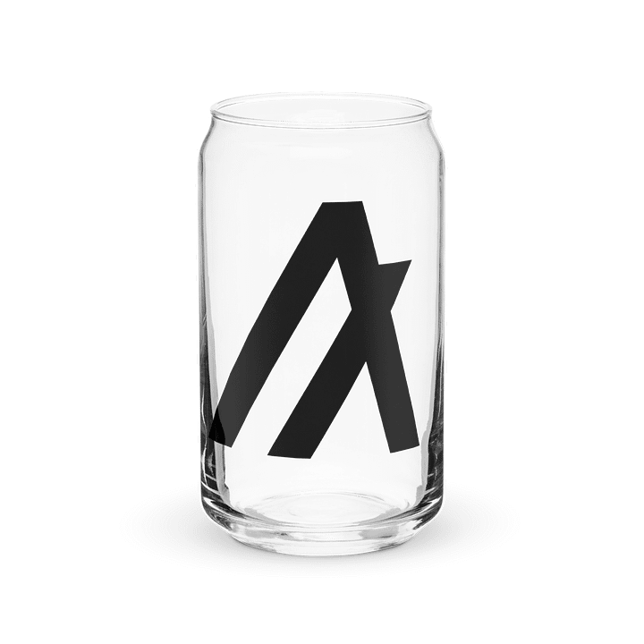 Algorand Can Tumbler Glass (Black Logo) product image (1)