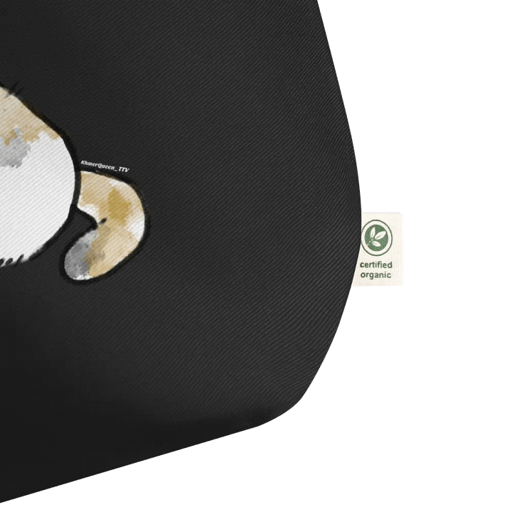 Fluffy Cat Cartoon Organic Tote product image (2)