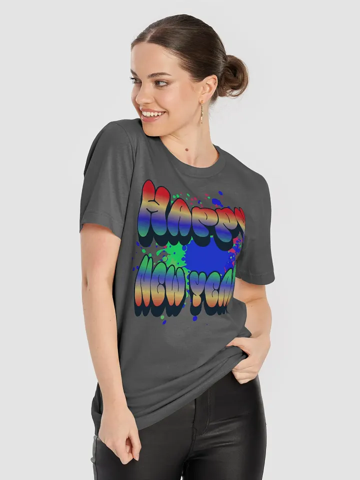 Happy New Years - Colorful Graffiti Design T-shirt product image (1)