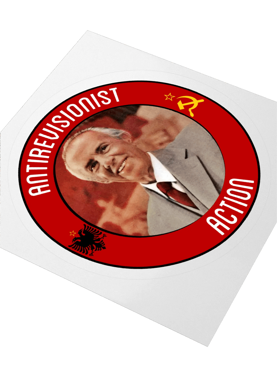 Hoxha - “Antirevisionist Action” Sticker product image (8)