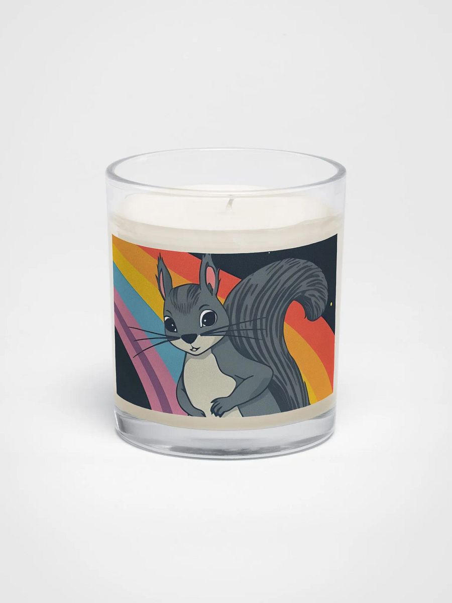 Rainbow Squirrel Soy Wax Candle product image (1)