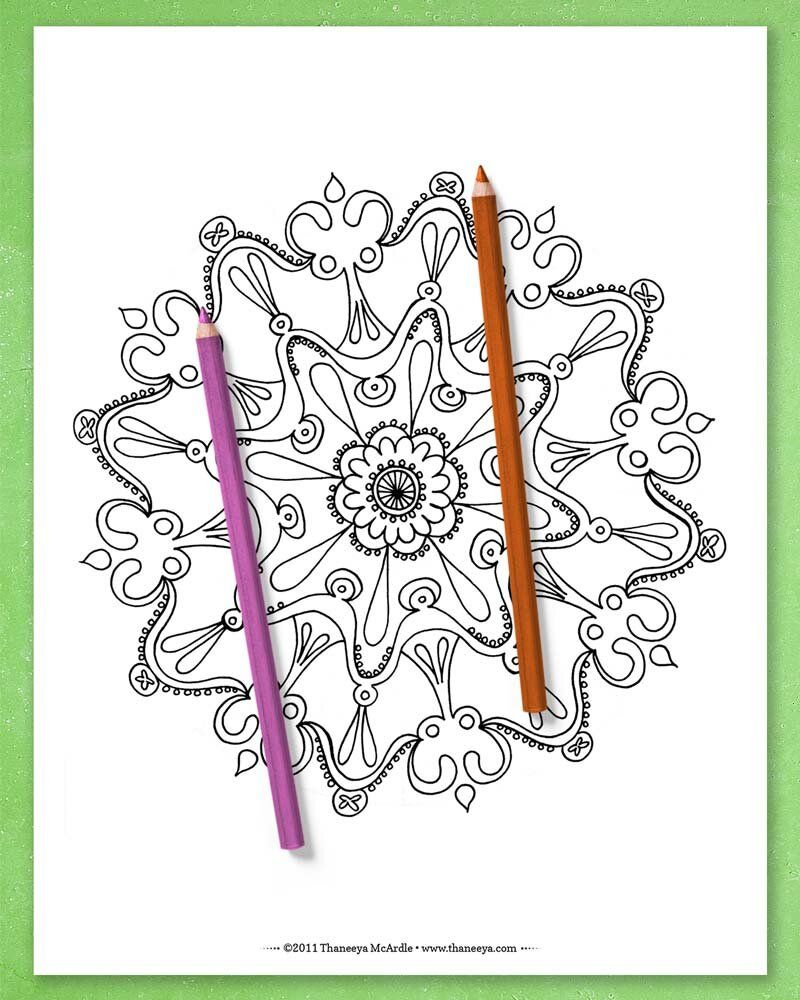 Mandala Coloring Pages product image (6)